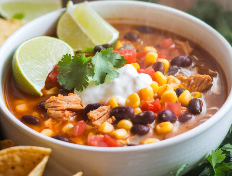 Vegan Easy “Chicken” Taco Soup