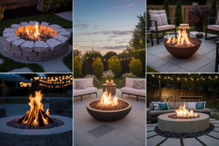 12 Simple Backyard Fire Pit Ideas