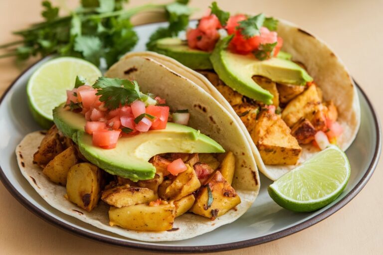 Easy Vegan Potato Soft Tacos: A Quick Plant-Based Dinner